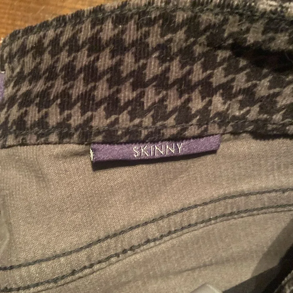 NYDJ Corduroy houndstooth Skinny Pants
Women's 2 Gray Lift Tuck technology - Picture 3 of 7